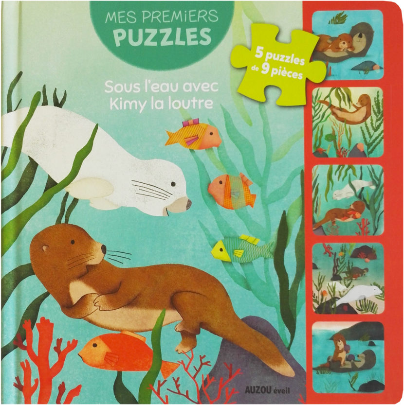 Maud Legrand Auzou puzzle Loutre